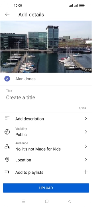 Press the field below