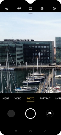 Press the flash icon.