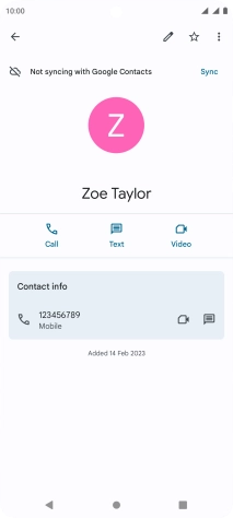 Press the Home key to return to the home screen.