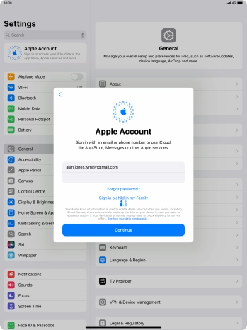 Press Continue. Press Continue.