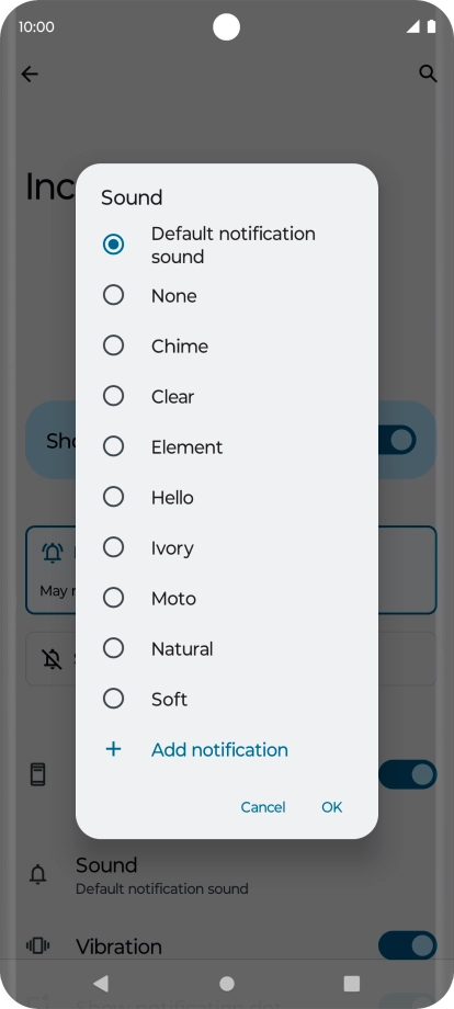 Press the required message tones to hear them.