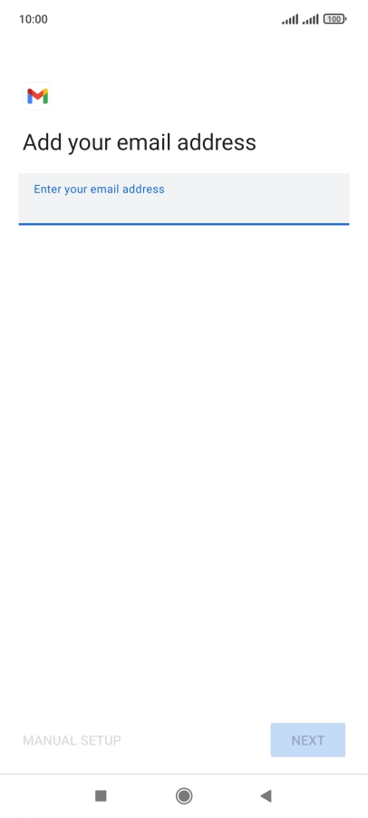 Press the field below 