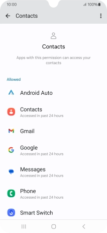 Press the required app.