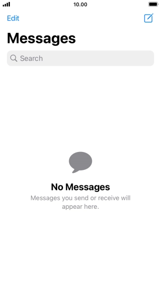 Press the new message icon.