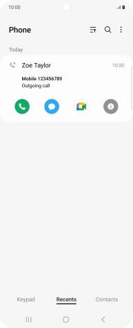 Press the info icon.