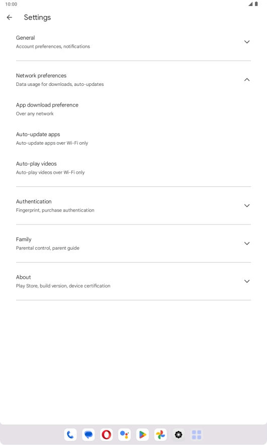 Press Auto-update apps. Press Auto-update apps.