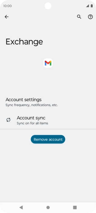 Press Account settings. Press Account settings.