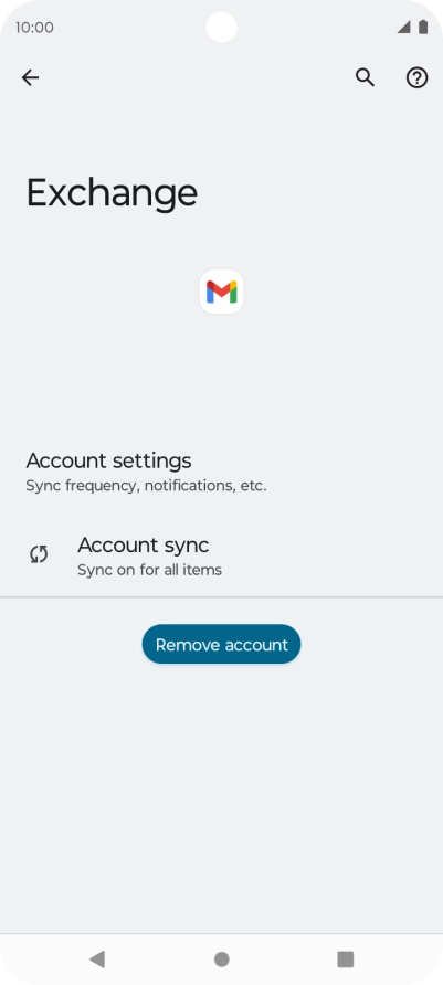Press Account settings. Press Account settings.