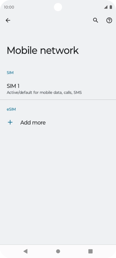 Press the Home key to return to the home screen.
