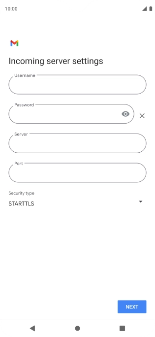 Press the field below 