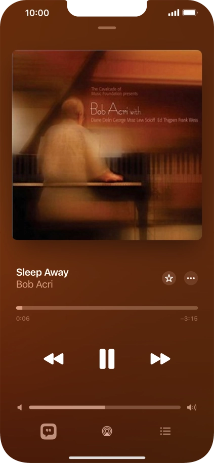 Press arrow right to go to the next audio file.