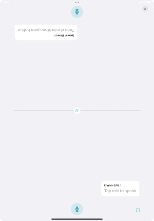 Press the end icon to end two-way view.