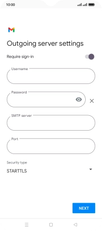 Press the indicator next to Press the indicator next to