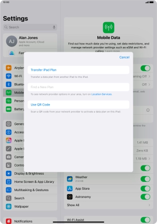 Press Use QR Code. Press Use QR Code.