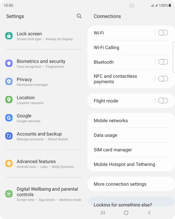 Press Accounts and backup.
