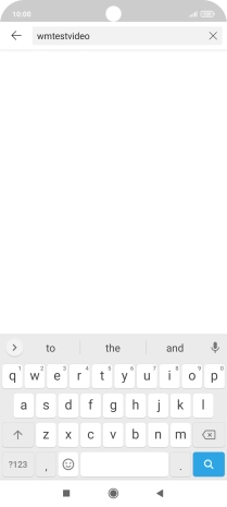 Key in the required search word and press the search icon.