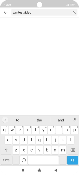 Key in the required search word and press the search icon.