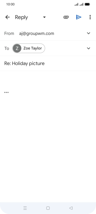 Press the text input field and key in the required text. Press the text input field and key in the required text.