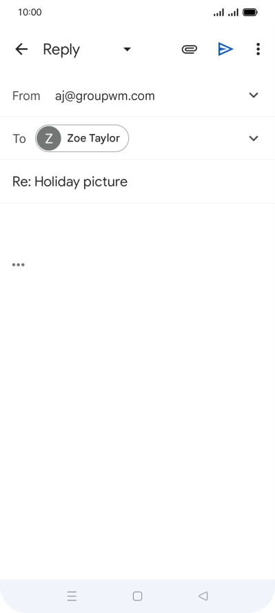 Press the text input field and key in the required text. Press the text input field and key in the required text.