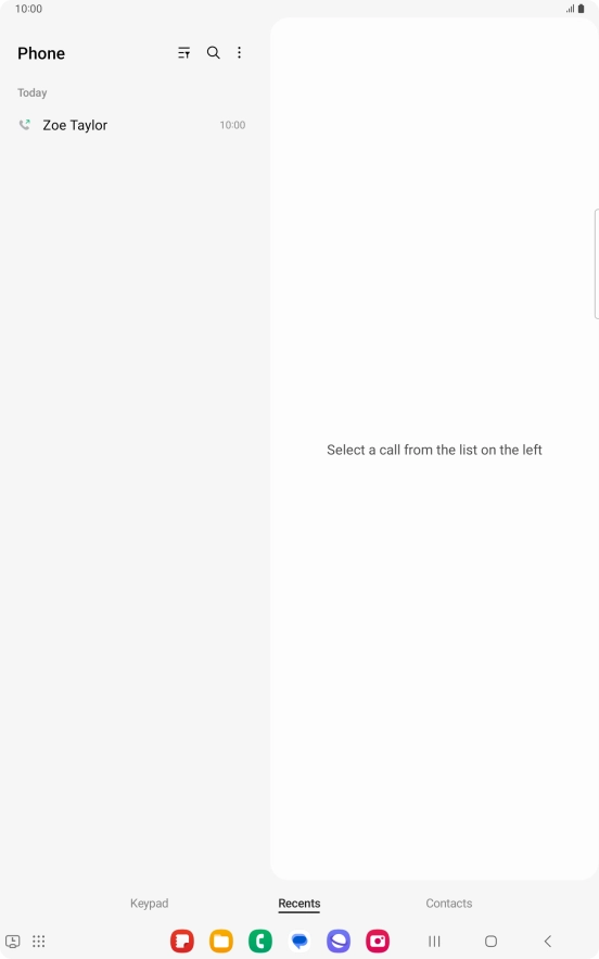 Press the required number.