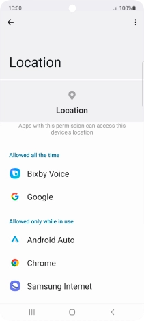 Press the required app. Press the required app.