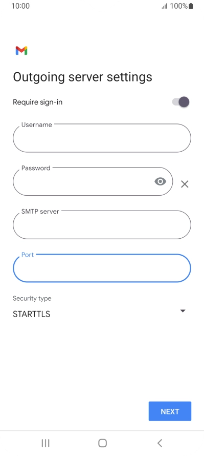 Press the drop down list below 