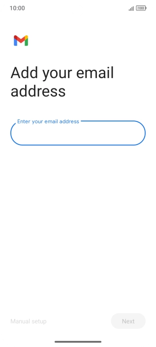 Press the field below 