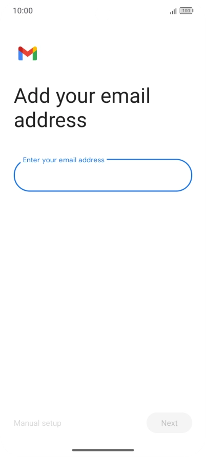 Press the field below 