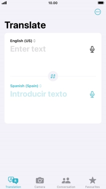 Press the first drop down list.