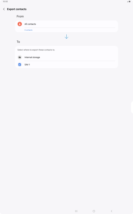 Press the name of the SIM.