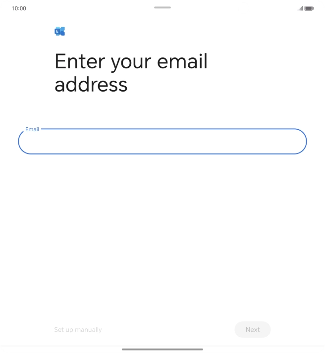 Press the field below 