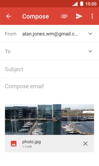 Press the field next to 