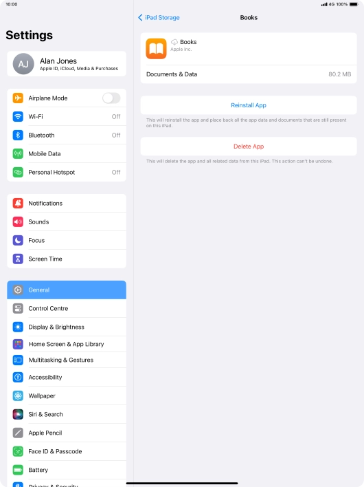 Slide your finger upwards starting from the bottom of the screen to return to the home screen.