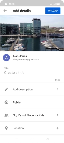 Press the field below 