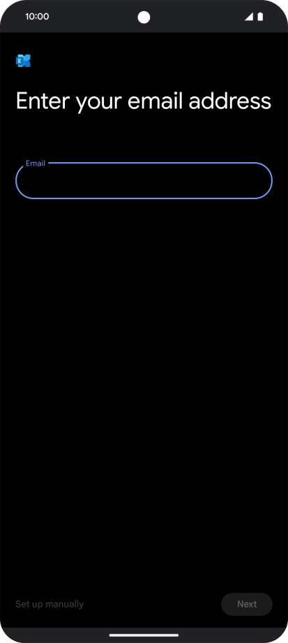 Press the field below 