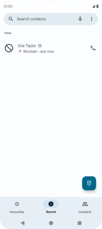 Press the Home key to return to the home screen.