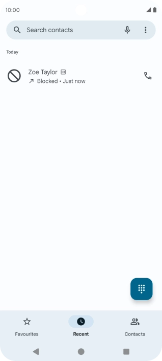 Press the Home key to return to the home screen.