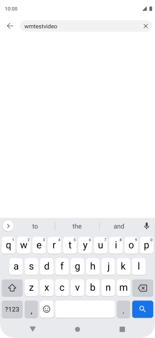 Key in the required search word and press the search icon.