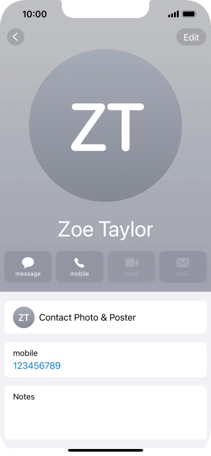 Slide your finger upwards starting from the bottom of the screen to return to the home screen.