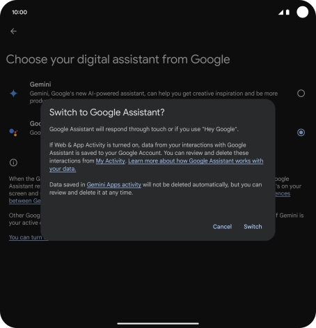 Press Switch. Press Switch.