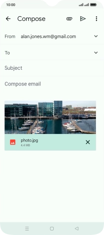 Press the field next to 
