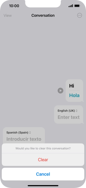 Press Clear. Press Clear.