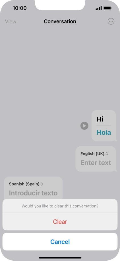 Press Clear. Press Clear.