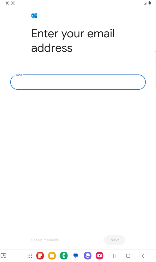 Press the field below 