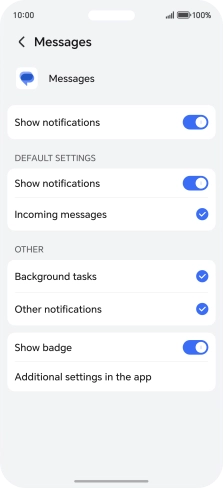 Press the indicator next to Press the indicator next to