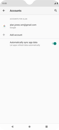Press Add account. Press Add account.