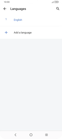 Press Add a language.