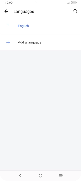 Press Add a language.
