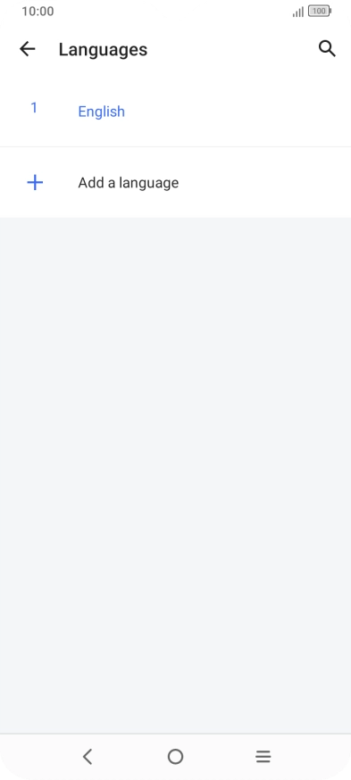 Press Add a language.