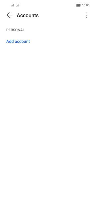 Press Add account.